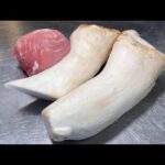 杏鮑菇炒⾁怎麼做好吃？⼤廚教你⼀招，嫩滑鮮⾹⼜入味。【留意美食】#杏鮑菇炒⾁做法 #⼤廚秘訣 #嫩滑鮮⾹美⾷ #家常美⾷教程​