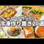 【総集編】殿堂入りから初心者向けまで！冷凍弁当・作り置きレシピ20選｜人気・節約・簡単ランキング【作業用】