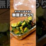何回作ってもすぐ消える「無限きゅうり」詳しいレシピは概要欄をチェック！ #きゅうり #きゅうり レシピ #副菜